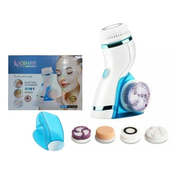 فیس براش پاکسازی 4 کاره موهیر MEHAIR مدل MO-9025 | برس برقی شستشو و ماساژ صورت شارژی