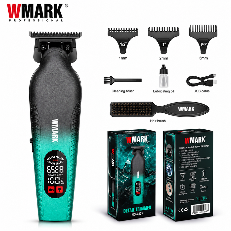 ماشین اصلاح WMARK NG-7205 | خط زن حرفهای دبلیو مارک