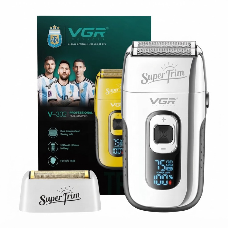 شیور وی جی آر V-332 | ماشین اصلاح صورت VGR V-332 با اصلاحی دقیق و روان